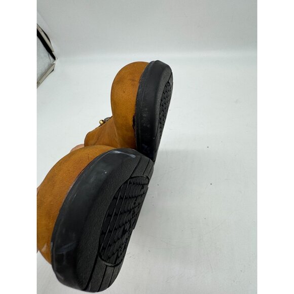 Ariat Clogs Women Leather Suede Mules Slip On Tassel Mendocino Shoes Sz 8B Brown - Picture 12 of 13